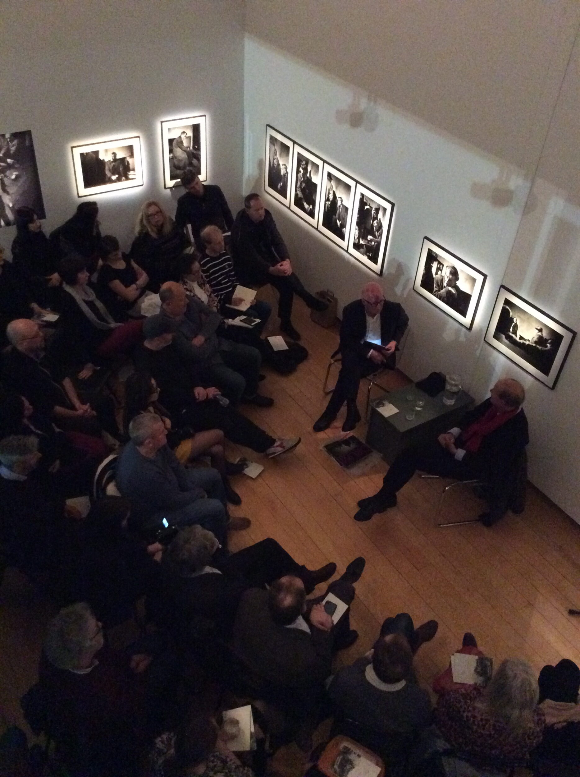 a talk with the artist