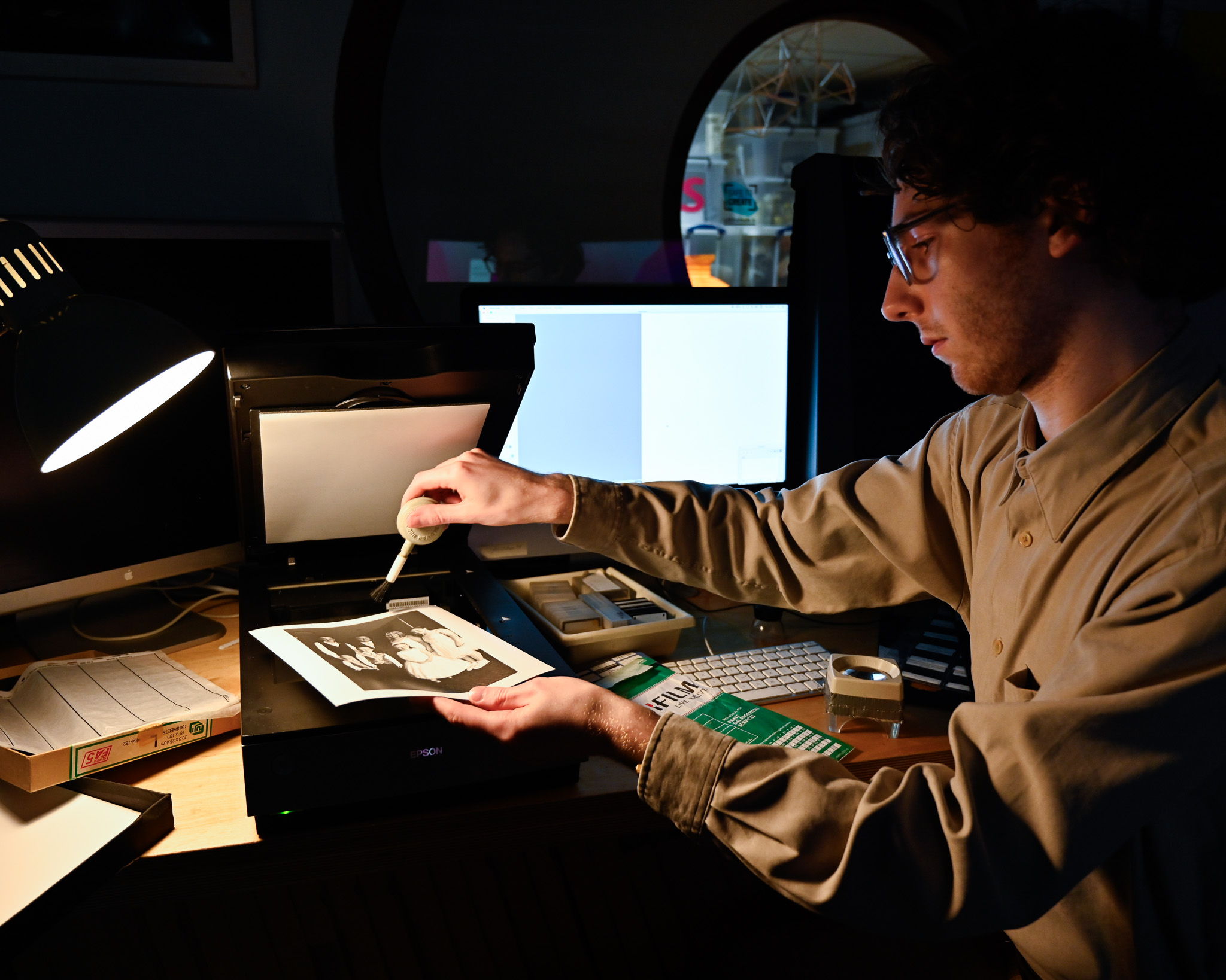 Scanning at Photo Museum Ireland