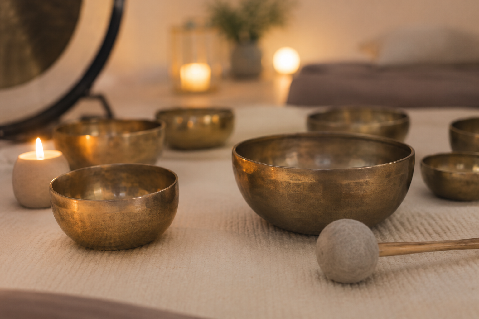 Image of sound bath bowls