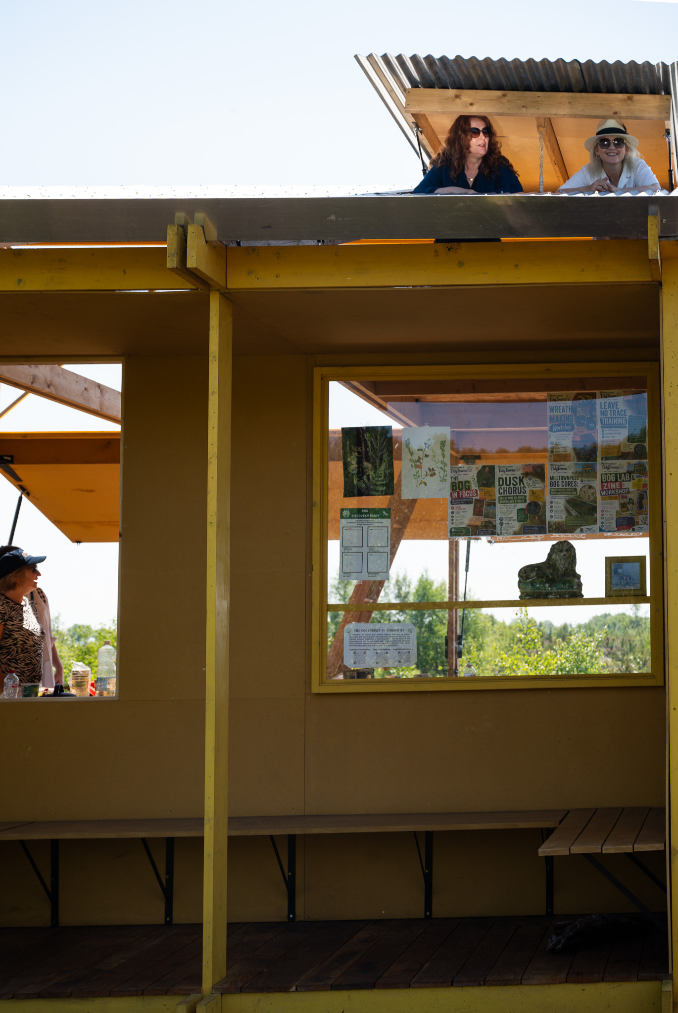 Students and tutor preparing to create